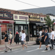With restaurants opening today, Main Street saw an increase in foot traffic on June 10, 2020 in Farmingdale, New York. Restaurants on Long Island were permitted to open for outside service today as the region entered Phase II of New York State’s plan to return to normalcy after closings were mandated due to the coronavirus pandemic.